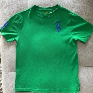 Polo by Ralph Lauren Green Crew Neck Tee Gently Used. No returns